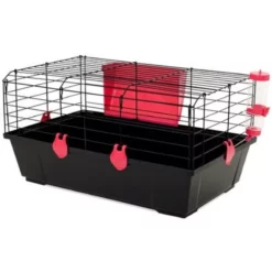 Κλουβί Voltrega για Κουνέλια κ Ινδικά χοιρίδια 523N 58x36x31cm Κόκκινο