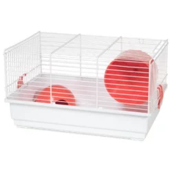 Κλουβί Voltrega για Χάμστερ 913B 39x25,5x22cm Κίτρινο με λευκή βάση -Προμήθειες Για Κατοικίδια Κατάστημα πωλήσεων 001913B 1000x1000w 2