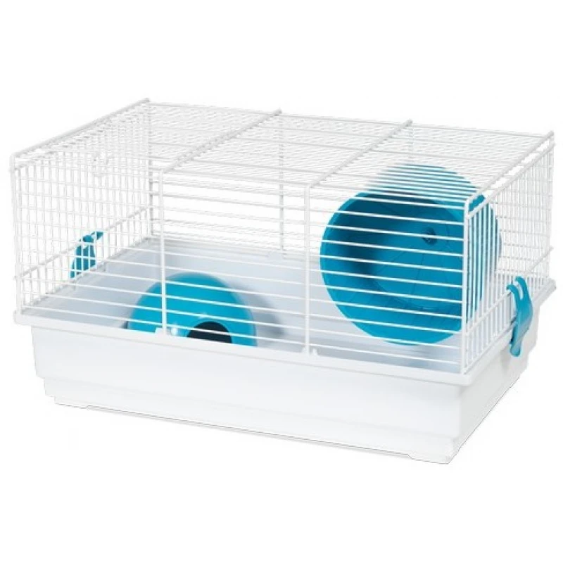 Κλουβί Voltrega για Χάμστερ 913B 39x25,5x22cm Μπλε με λευκή βάση 3 Κλουβί Voltrega για Χάμστερ 913B 39x25,5x22cm Μπλε με λευκή βάση