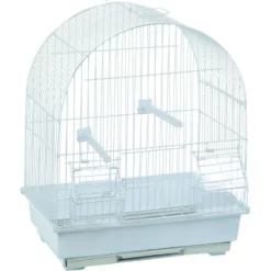 Κλουβί Flamingo Bird Cage Jambi White για μικρά Πουλιά 30 X 22,05 X 38 Cm
