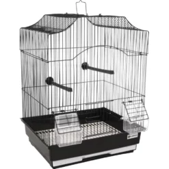 Κλουβί Flamingo Parakeet Cage Lampung 2 Black για μικρά και μεσαία Πουλιά 34 X 28 X 44,5 Cm -Προμήθειες Για Κατοικίδια Κατάστημα πωλήσεων 110218 E 01 flamingo kloyvi gia poulia lampung black petshop88 1000x1000h
