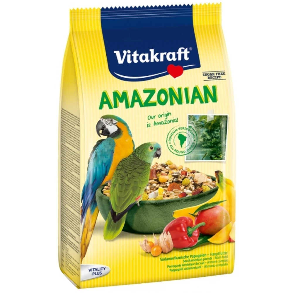 Vitakraft Menu Amazonian Βασική τροφή Super Premium για παπαγάλους Αμαζονίου 750gr 4 Vitakraft Menu Amazonian Βασική τροφή Super Premium για παπαγάλους Αμαζονίου 750gr - Image 2