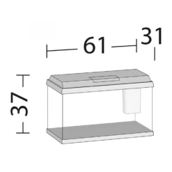 Ενυδρείο Juwel Primo 60 Μαύρο 57lt -Προμήθειες Για Κατοικίδια Κατάστημα πωλήσεων A125360 2 1000x1000w