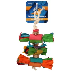 OEM Παιχνίδι για πουλιά Stick Feather World Candy Play 31cm