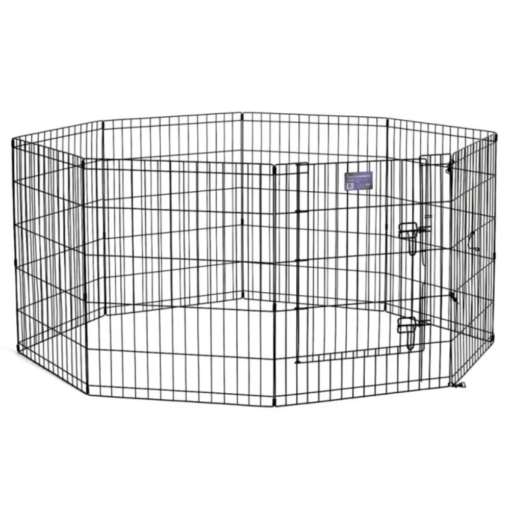 Συρμάτινο Πάρκο Εκπαίδευσης Midwest 8 Πάνελς των 61cm X 76cm Μαύρο 4 Συρμάτινο Πάρκο Εκπαίδευσης Midwest 8 Πάνελς των 61cm X 76cm Μαύρο - Image 2