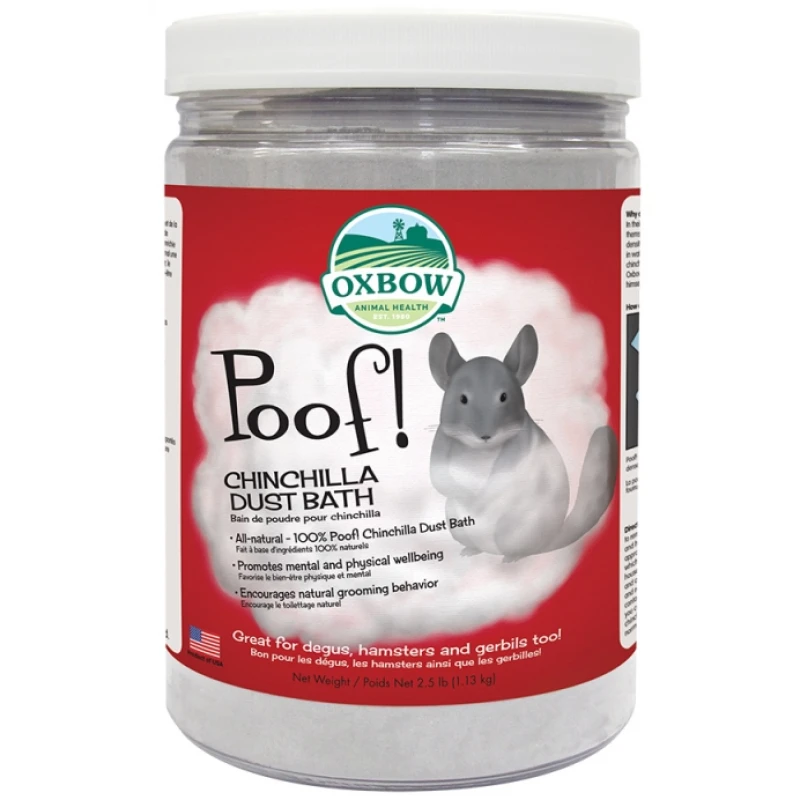 Oxbow Poof! Blue Άμμος Chinchilla 1,13Kgr 3 Oxbow Poof! Blue Άμμος Chinchilla 1,13Kgr