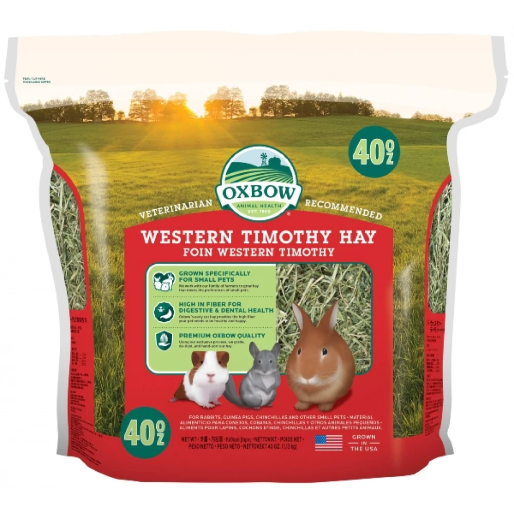 Χόρτο Oxbow Western Timothy 1.13kg 4 Χόρτο Oxbow Western Timothy 1.13kg - Image 2