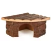 Ξύλινο Σπιτάκι Γωνιακό Croci για Τρωκτικά 42x15x30cm -Προμήθειες Για Κατοικίδια Κατάστημα πωλήσεων croci wood house 800x800 1