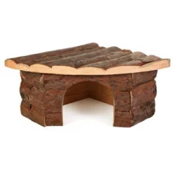 Ξύλινο Σπιτάκι Γωνιακό Croci για Τρωκτικά 42x15x30cm